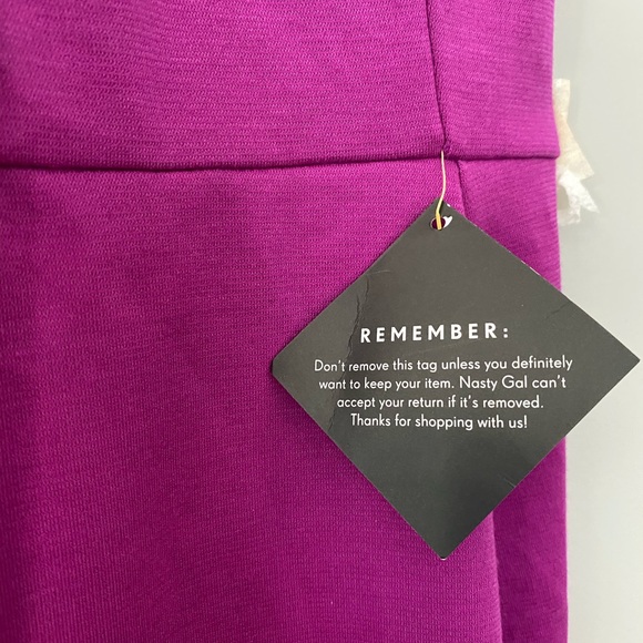 Nasty Gal Deep Trouble Bodycon Mini Dress NWT - Picture 9 of 9